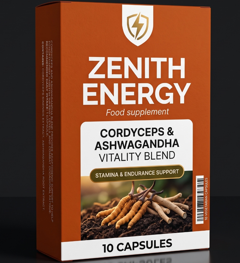 ZENITH ENERGY - Cordyceps & Ashwagandha Vitality Blend